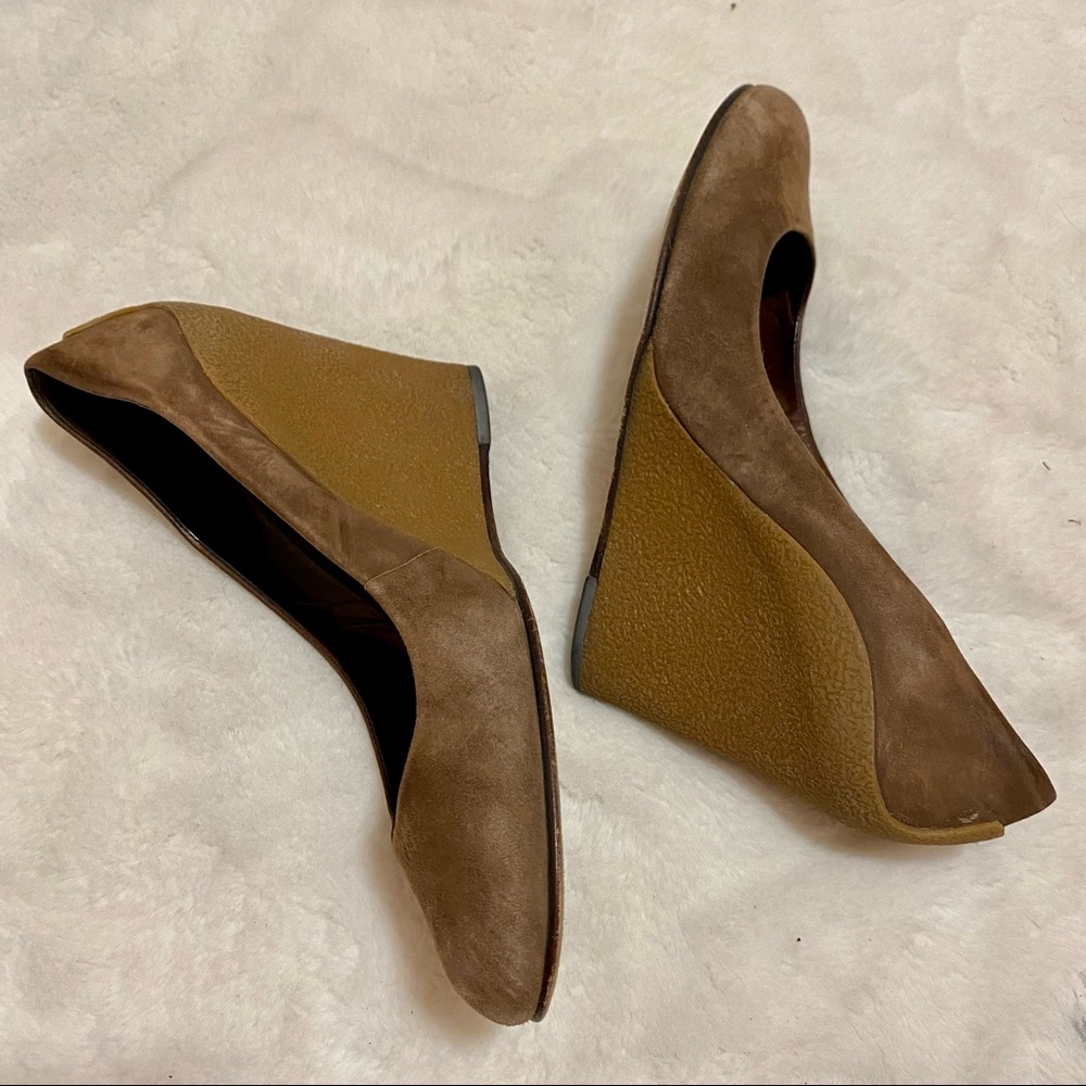 Michael Kors Brown Platform Heel Shoes
